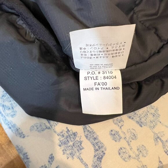 Patagonia XXLPuffball 84004 Pullover Half 1/2 Zip Vintage Year 2000 Black Shell - Picture 3 of 11